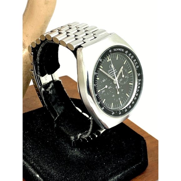 Omega Speedmaster Mark II Men's Watch 145.014 Swiss Manual Black Dial Vi… - Picture 2 of 14